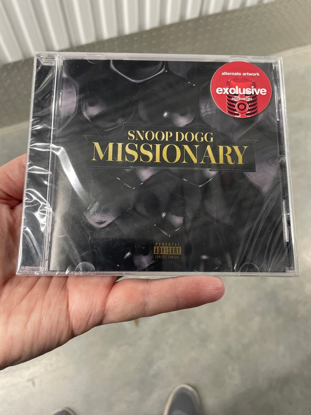 Snoopdog Missionary Music CD. Parental Advisory Alternate Artwork